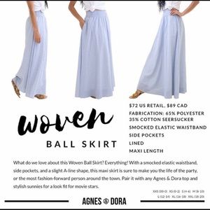 Agnes and Dora Woven Ball Skirt 2XL
